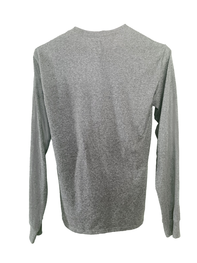 Playera Champion manga larga gris