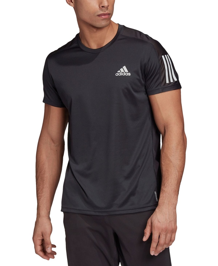 Playera Adidas on the run gris (Extra Small)